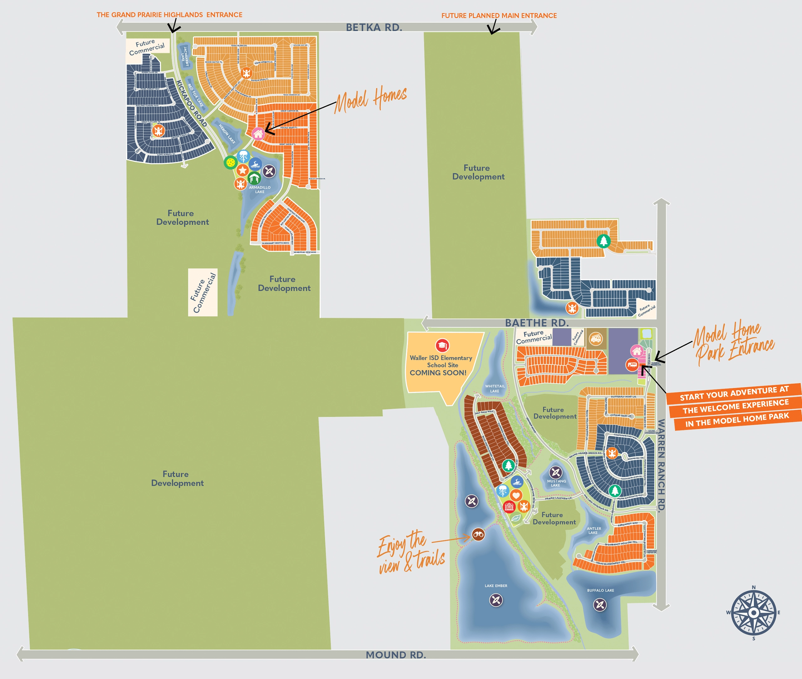 Site Plan of The Grand Prairie