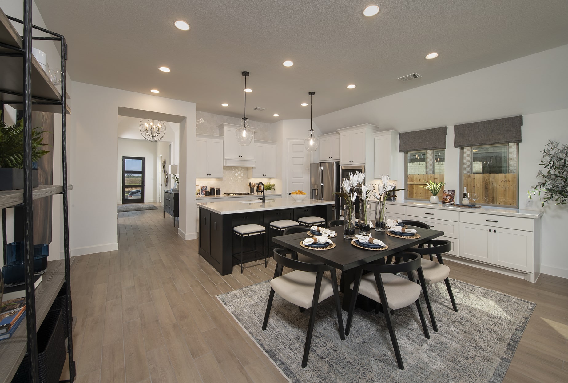 perry homes kitchen and dining room