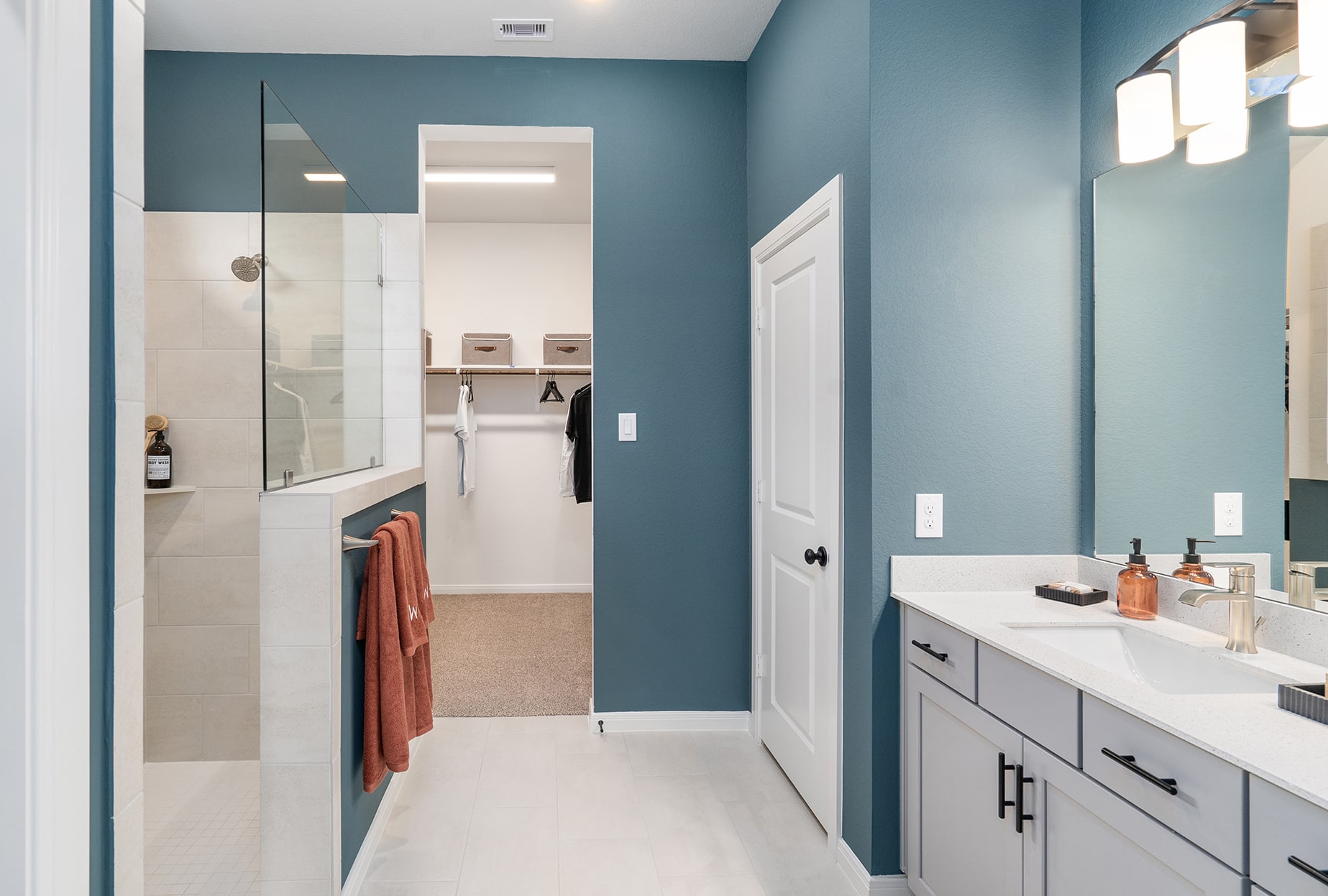 david weekley homes primary bathroom