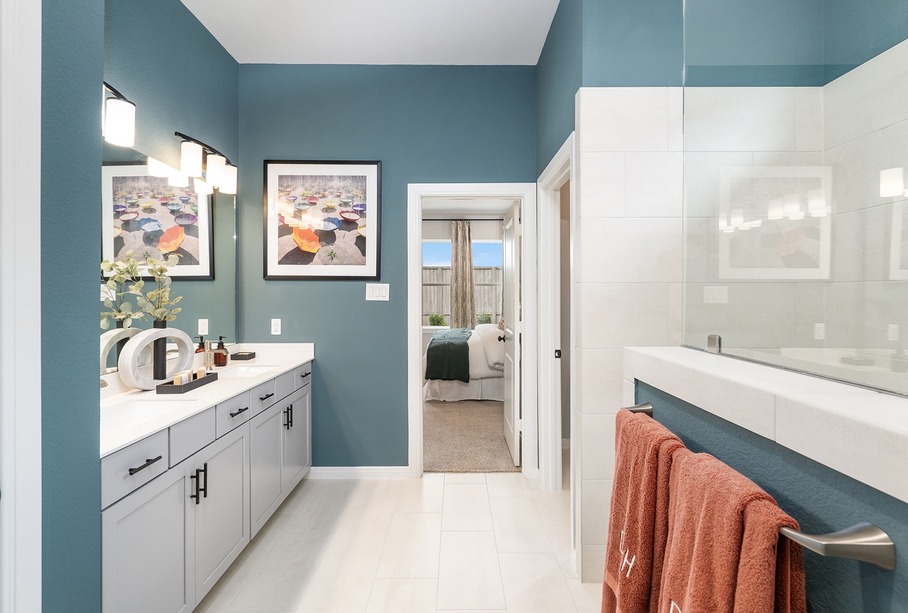 david weekley homes primary bathroom