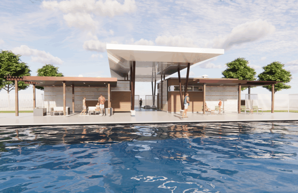 the starlight pool rendering