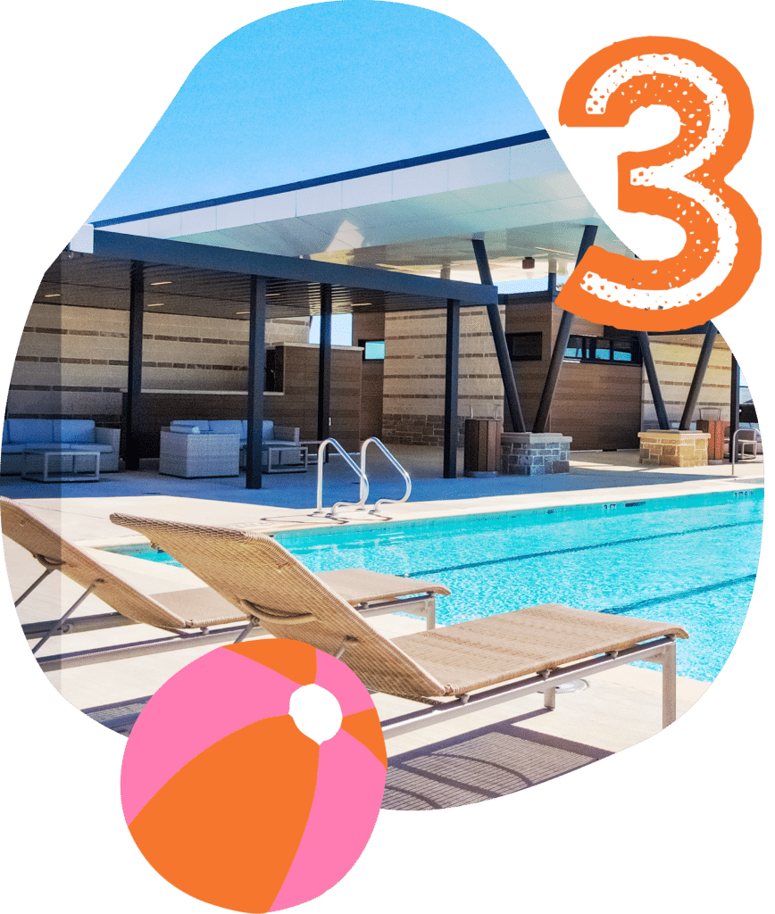 pool with lounge chairs